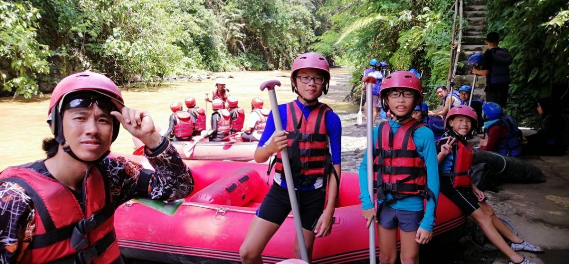 Experience White Water Rafting Bali Adventure Pack