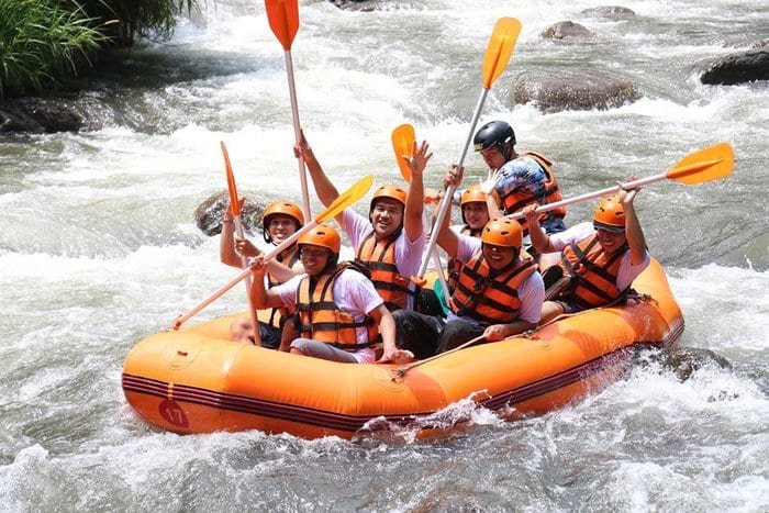 How much does it cost to raft the Ayung River?