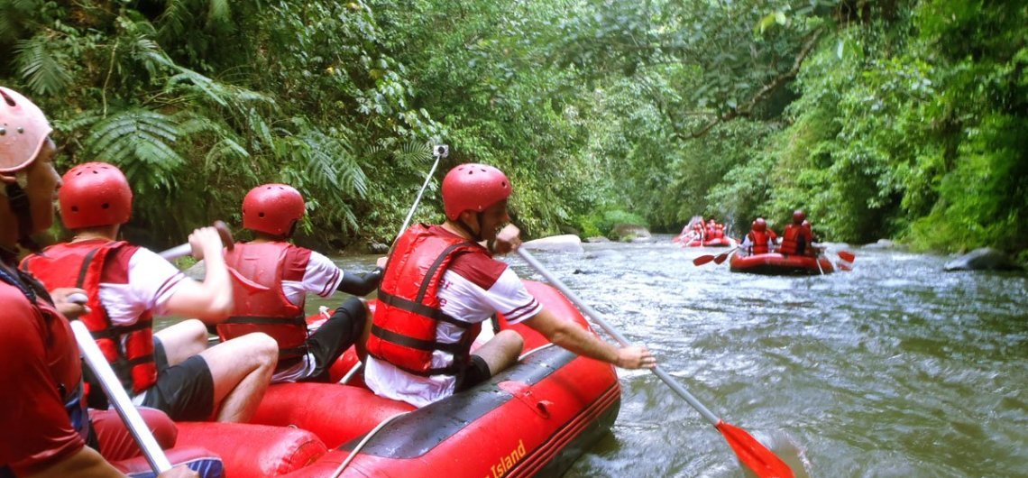 Scenic Rafting Routes In Bali