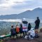 trekking to see sunrise at Mount Batur