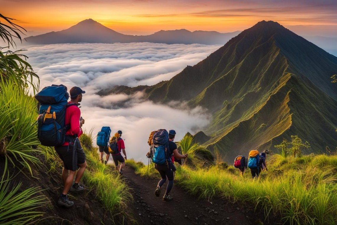 Climbing mount batur from ubud