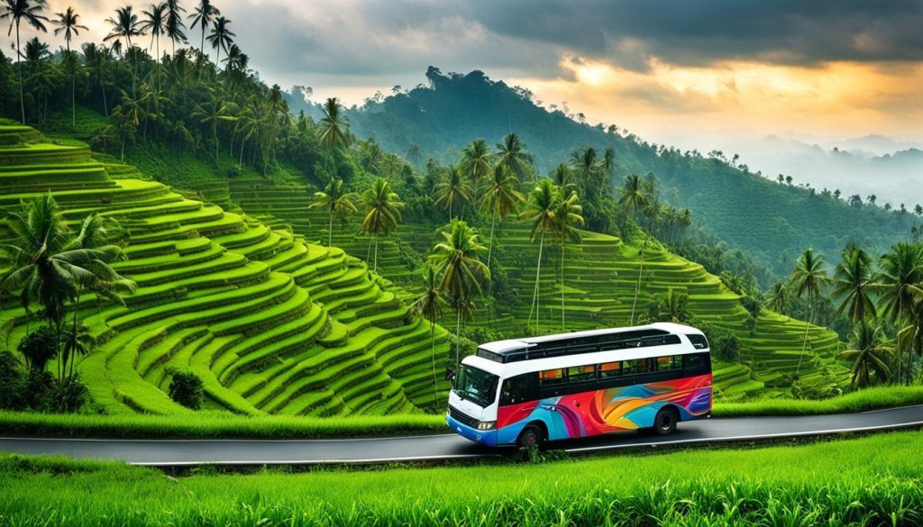 bus from Bali airport to Ubud