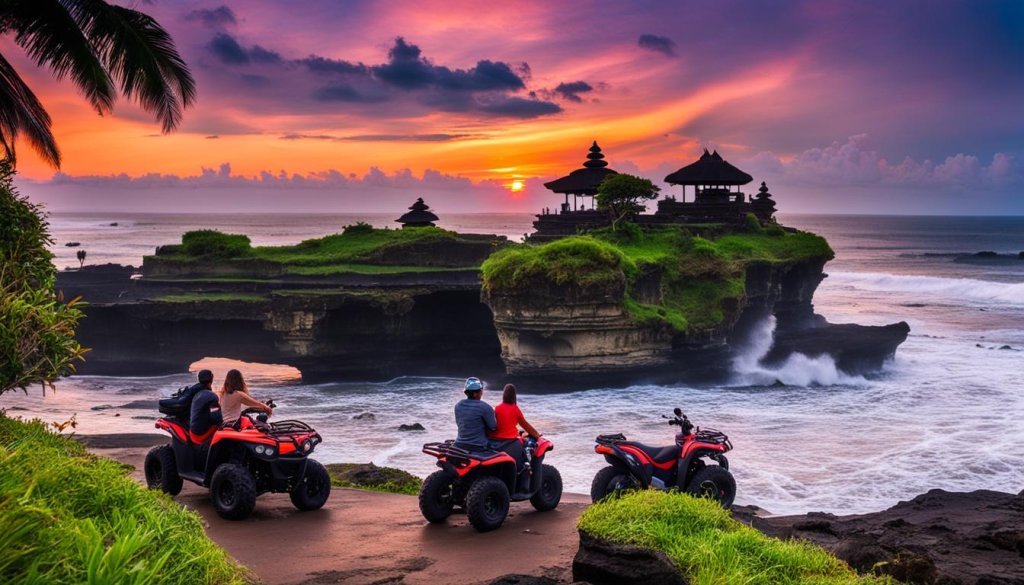 ATV Quad Bike Through Tunnel and Waterfall in Bali