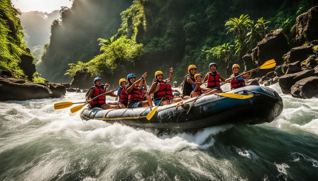 Bali river rafting