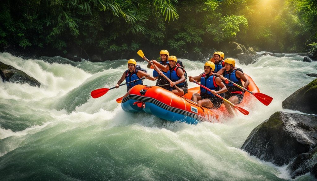 Bali river rafting