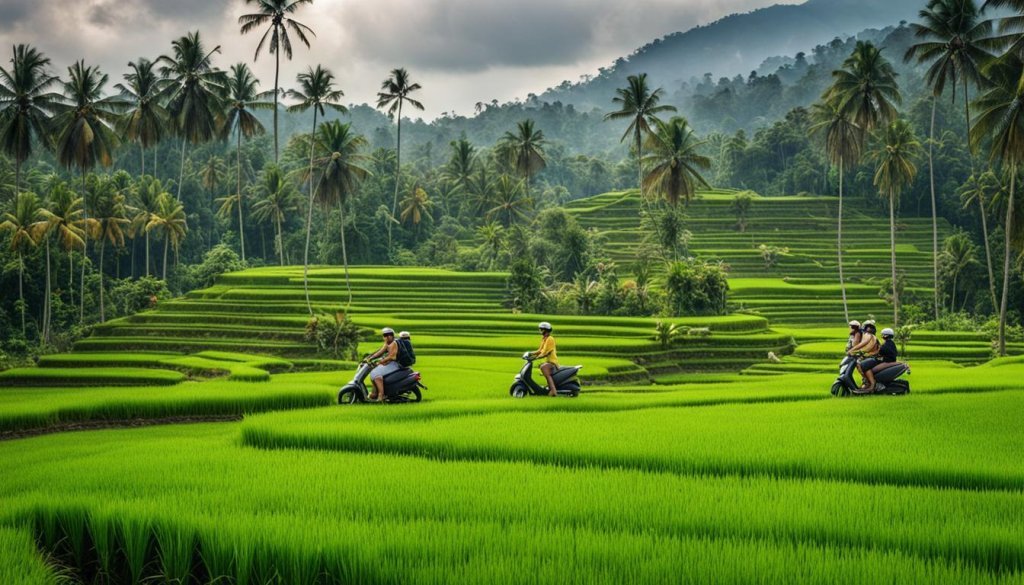 Cycling through Ubud's Scenic Landscapes