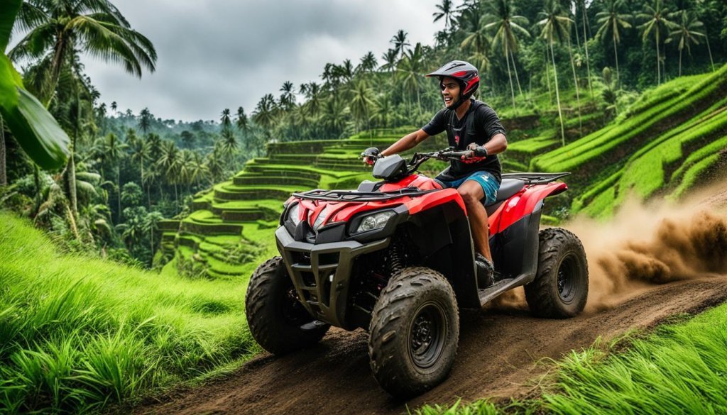 Exploring Ubud on an ATV