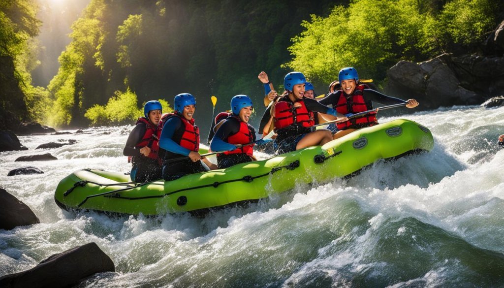 White Water Rafting in Ayung River