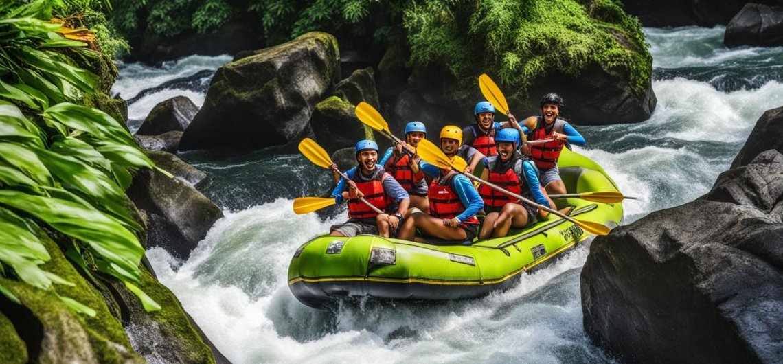 White water rafting Bali