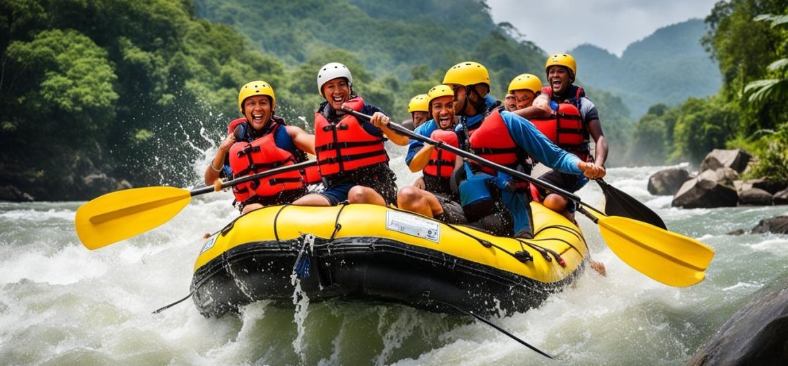 adrenaline-pumping rafting tours bali