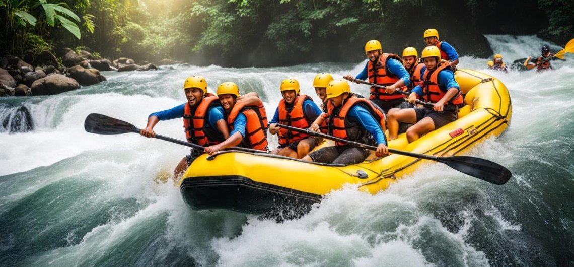 affordable white water rafting in bali