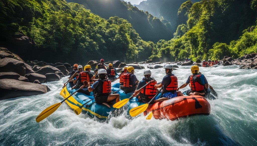 all-inclusive rafting adventure on the Ayung River