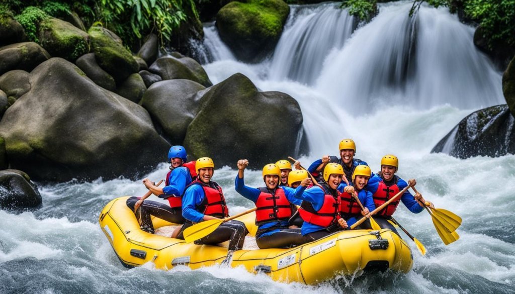 best river for rafting in Bali