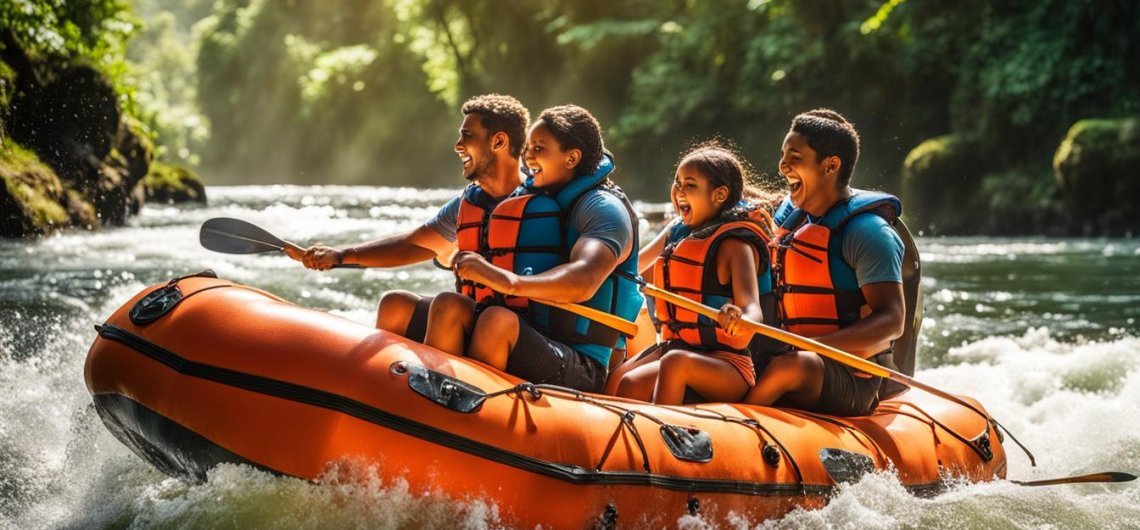 family-friendly rafting in bali