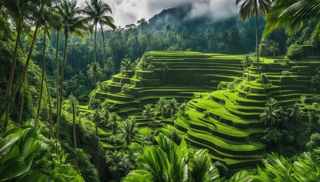 lush rainforest in Ubud