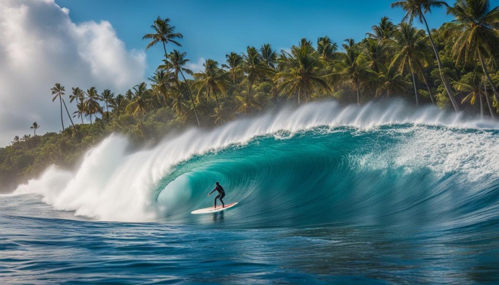 paddle surfing