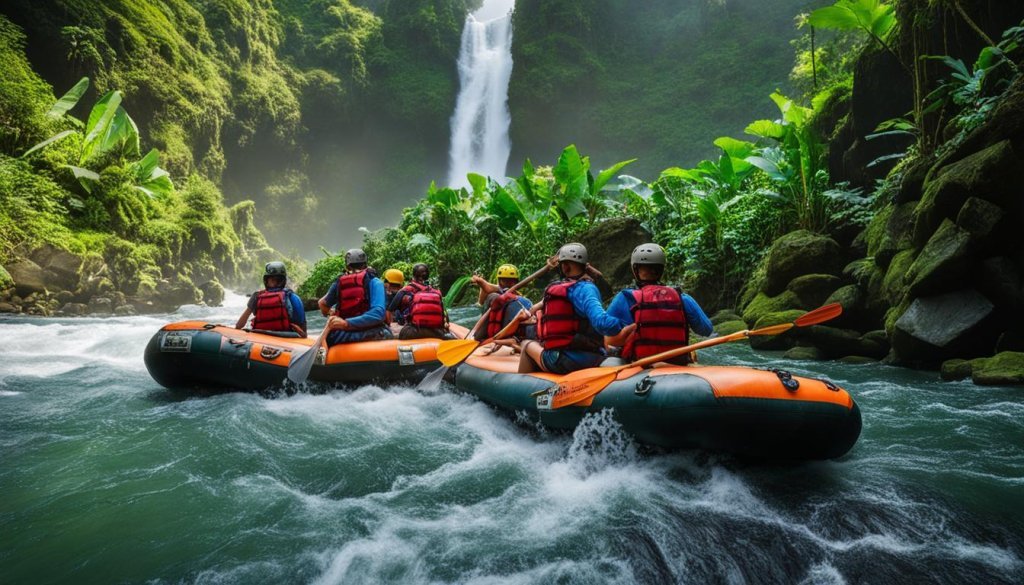 rafting in Bali