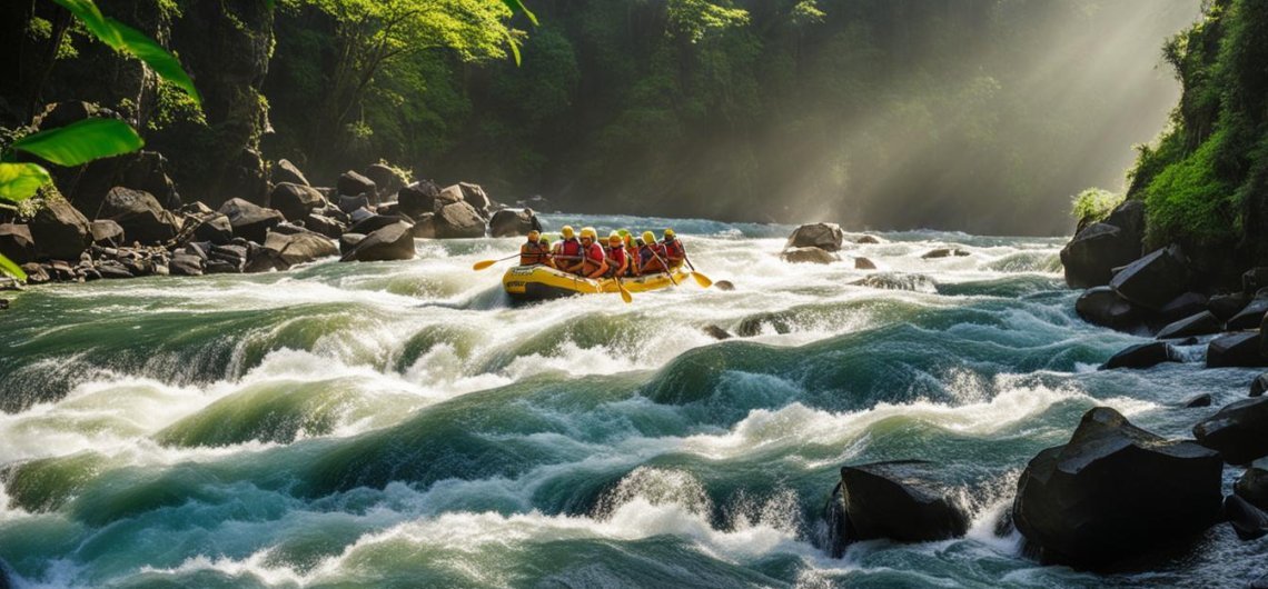 river rafting trips in bali