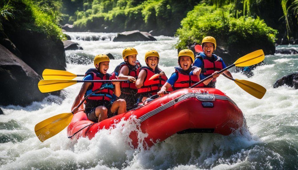 safe rafting experience in Bali