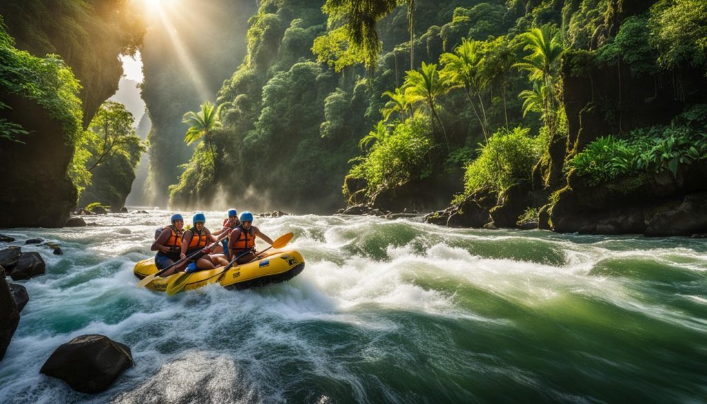 white water rafting Bali