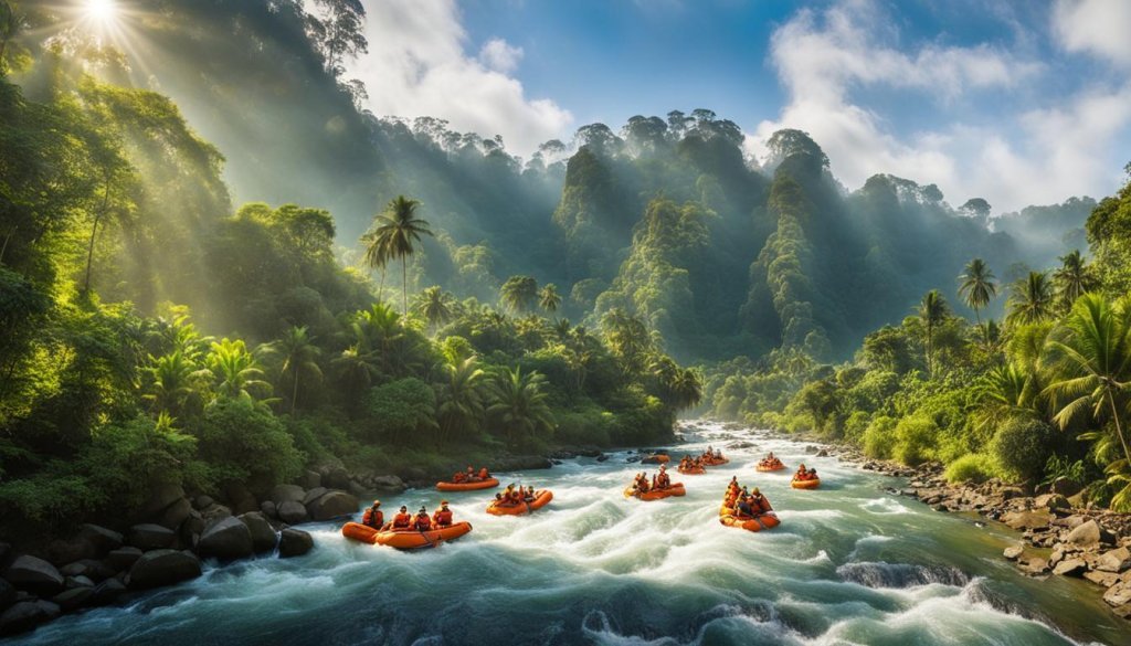 Bali river rafting