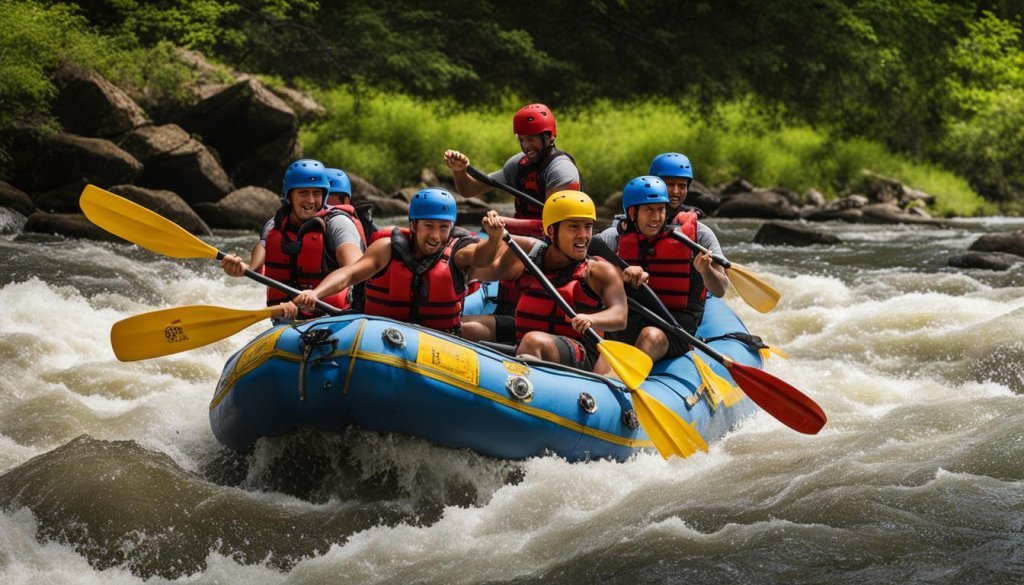 River rafting paddling techniques