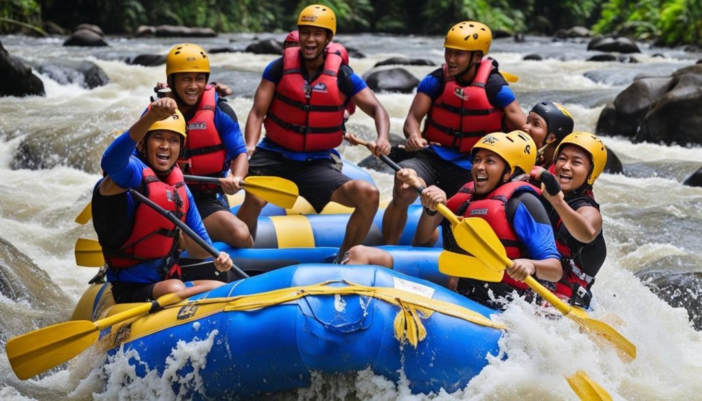 Telaga Waja River rafting