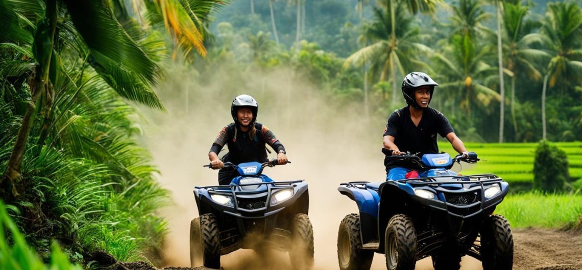 quad biking near popular tourist attractions in bali