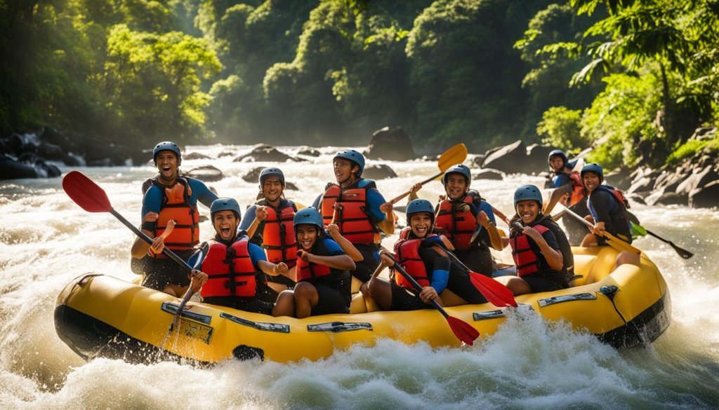 rafting on the Ayung River