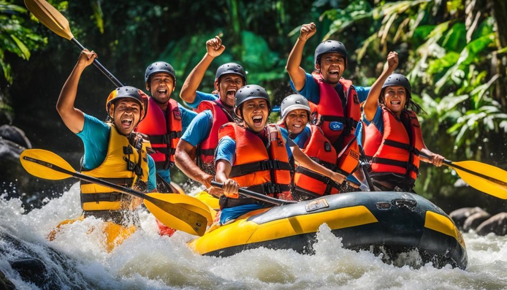 Bali white water rafting