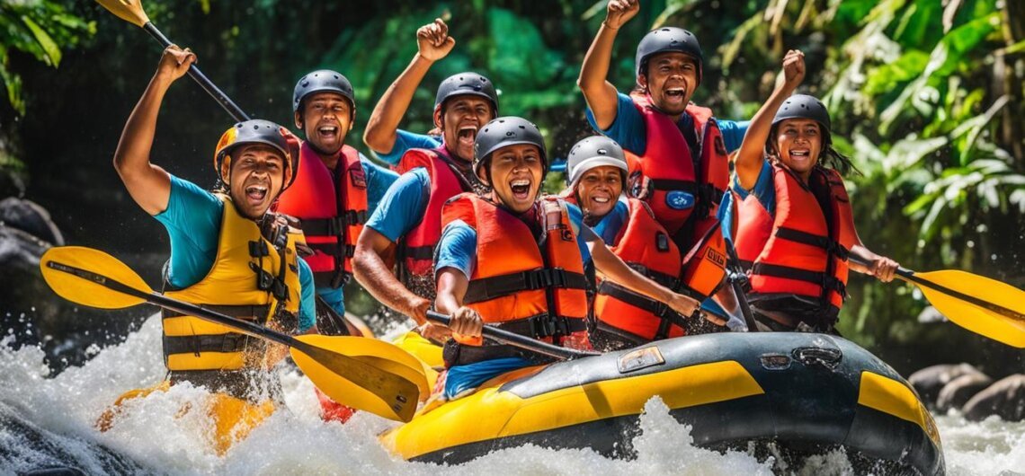 Bali white water rafting