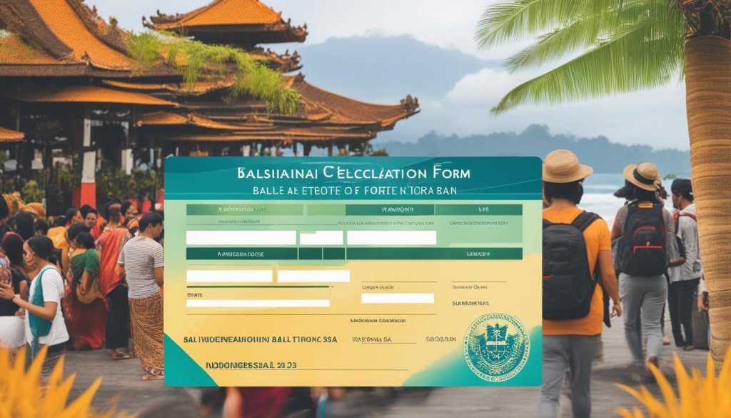 Indonesian customs declaration form