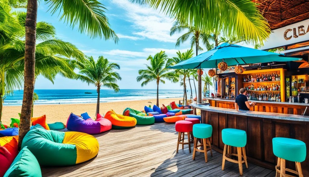 beach bar in Legian