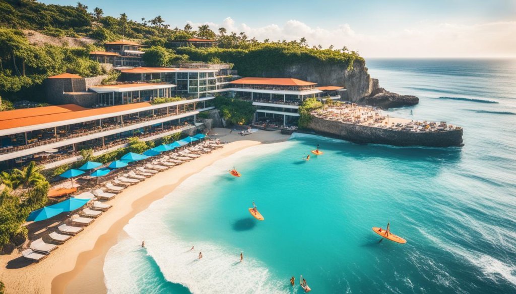 family-friendly beach club Uluwatu