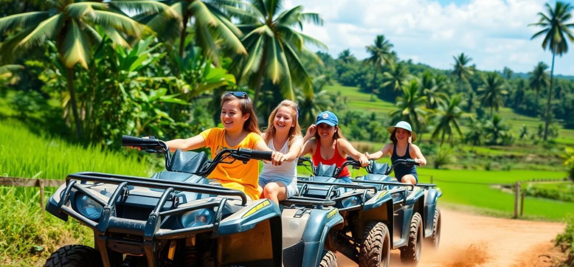 Bali atv with kids