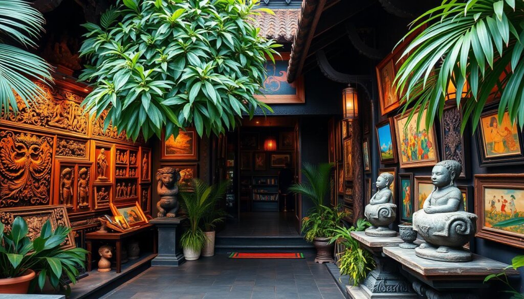 Balinese art galleries